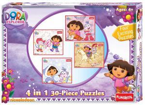Dora 4 in 1 Puzzle
