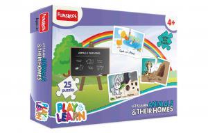 P and l Puzzle Animal Homes