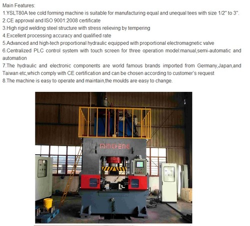 Tee Cold Forming Machine