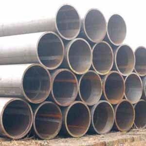 Black & Orange Welded Steel Pipes