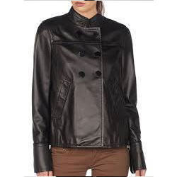 Fashionable Ladies Leather Jacket