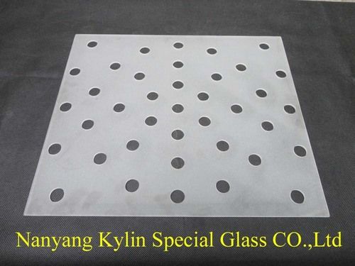 Glass Panel With Holes