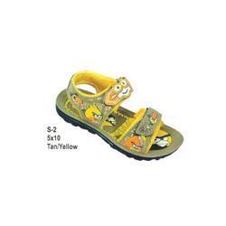 Kids Sandals (Tan And Yellow)