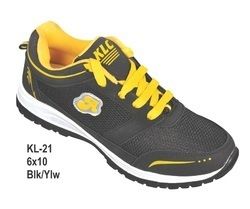 Sports Shoes (Black And Yellow)