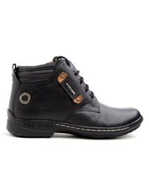 Black Leather Men Shoes