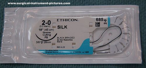 Ethicon Surgical Silk Sutures