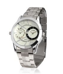 Stylish Silver Dial Gents Wrist Watch