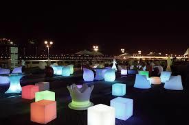 Led Light Cube Chair