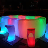 Led Table With Chair