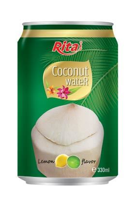 330ml Lemon Flavour Coconut Water