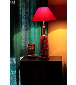 Kavi Spiral Lamp Red