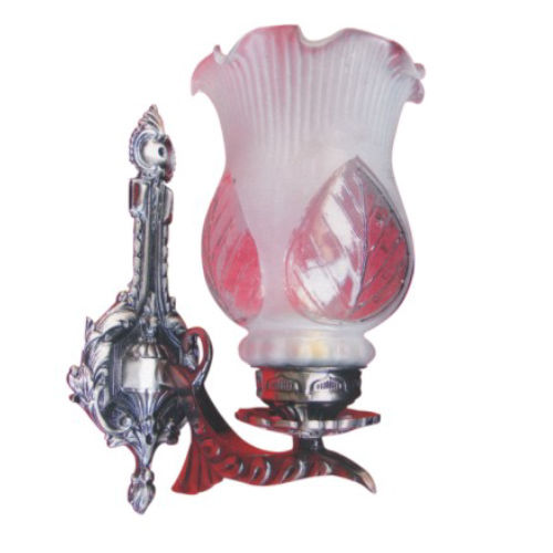 Glass Frost Milkey Lamp