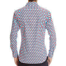 Mens Pattern Shirt - Premium Cotton Fabric , Stylish Designs for Everyday Wear