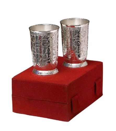 Exclusive Silver Plated Glass Set
