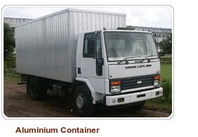 Aluminium Container For Heavy Vehicle