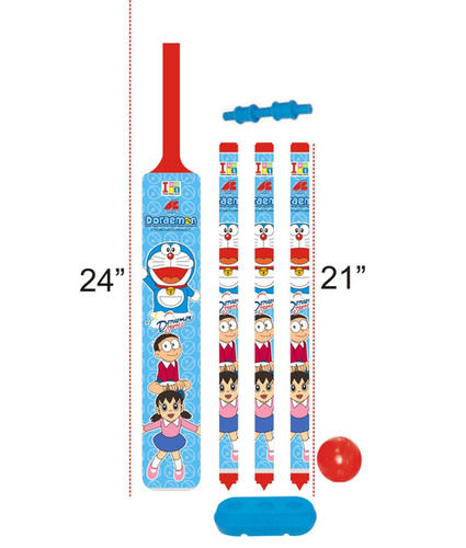 Plastic Bat And Ball Cricket Set (24x21 inches)