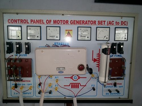 Iti Control Panel Of Motor Generator Set (Ac To Dc)