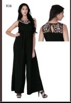 Party Wear Flaired Jump Suit