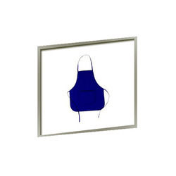 Short Blue Apron