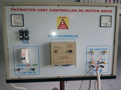 Thyristor and IGBT Controlled DC Motor Drive