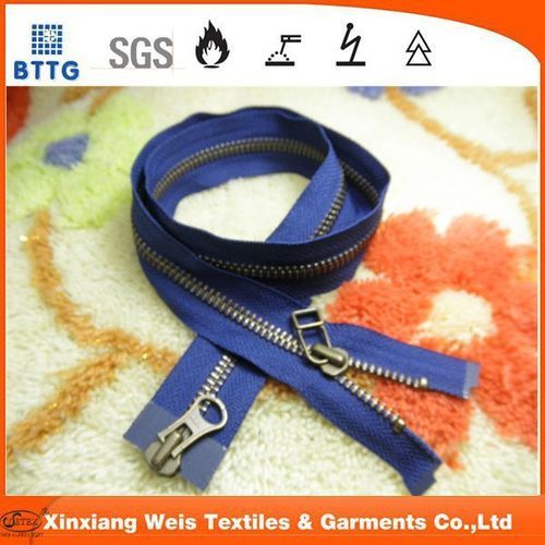 YSETEX EN11612 5# Colored Metal Close End Metal Fire Retardant Zipper