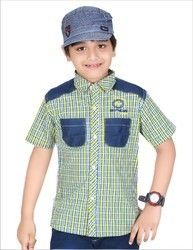 Boys Shirt Mix With Denim