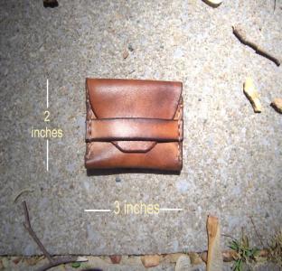 Leather Coin Pouch Bag Purse