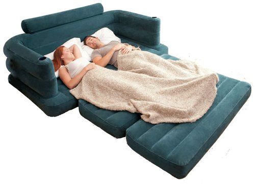 INFLATABLE DOUBLE PULL OUT SOFA CUM BED (INTEX)
