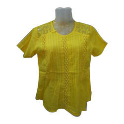 Cotton Fabric Sleeveless Top