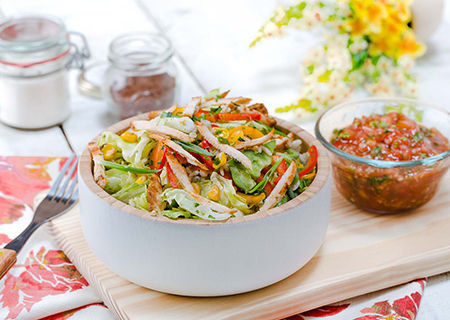 Mexican Fajita Chicken Salad