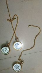 Pocket Watch - Elegant Brass Finish, Custom Colors & Styles Available