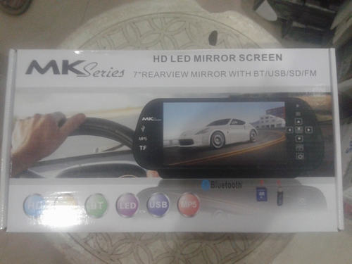 7 Inch Bluetooth Mirror Screen