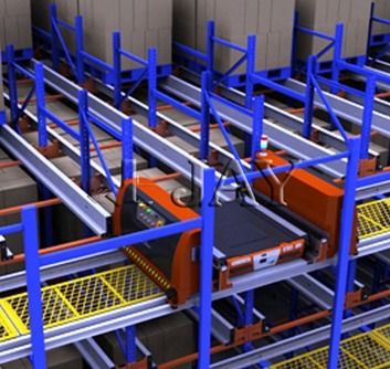 Drive In Racking for Pallet Satellite Shuttle Systems