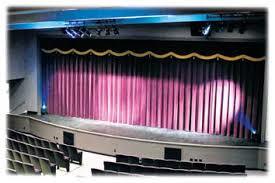 Easy To Hanging Motorized Auditorium Stage Curtains