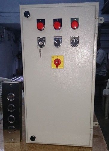 Hydraulic Lift Control Panel - High Grade Metallic Body | Micro-controller Based, 8 Stops, Manual/Auto Functions