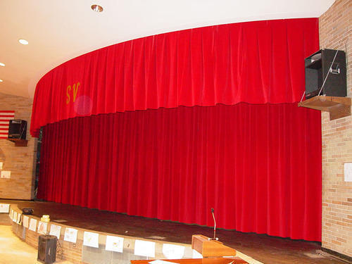 Auditorium Round Motorized Stage Curtain