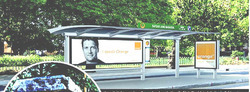 Bus Shelter Branding Service By S B Advertising Media