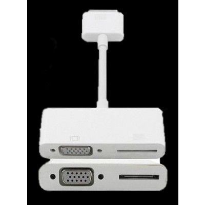 Converter (IPAD TO VGA+ SD CARD TO 30 PIN)