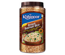 Brown Basmati Rice in Jar
