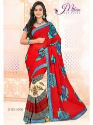 Exclusive Printed Georgette Saree