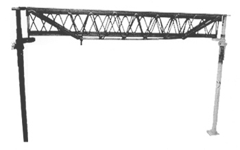 Adjustable Telescopic Span - 2mm Sheet Lattice, 16mm Main Bar, 40x5mm T Section | Maximum Safety, No Intermediate Support Needed