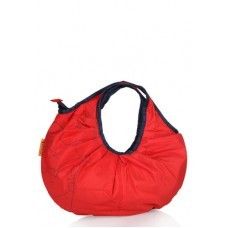 Ladies Nylon Red Hand Bag