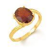 Garnet Gold Gemstone Ring