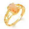 Golden Topaz Gold Gemstone Ring