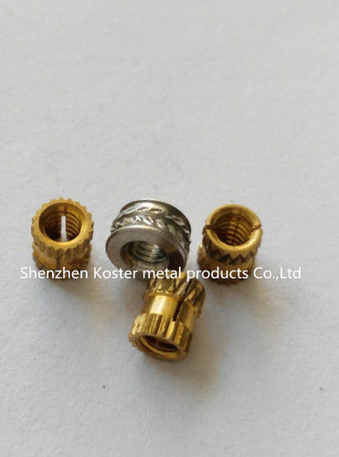 Brass Molded in Threaded Insert for Plastic IUB, IUC