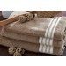 Ikat Line Beige Hand Towel