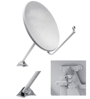 Offset Satellite Dish Antenna