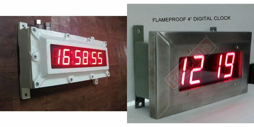 Led Digital Flameproof Clocks