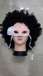 Floral Eye Mask with Embroidery