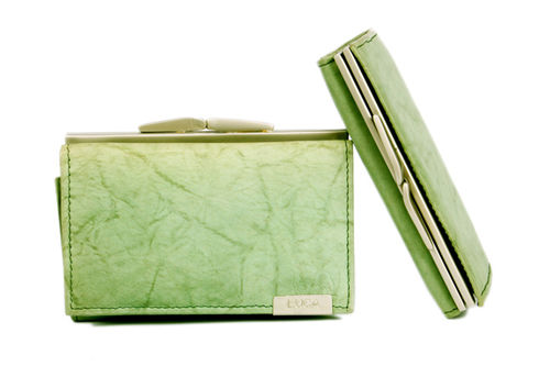 Fashion Women Green Leather Wallet